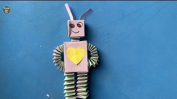 Paper robot moving paper toys easy paper crafts