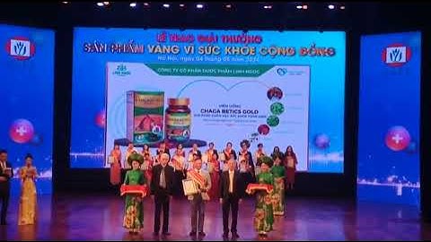 Lễ Trao Giải thưởng Sản Phẩm Vàng Vì sức khỏe cộng Đồng. Được truyền Hình Trực tiếp năm 2024