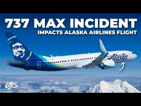 Alaska Airlines 737 MAX Door Blows Out