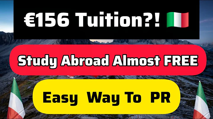 Study in Italy for ONLY €156 | Cheapest Universities in Europe for International Students 2025