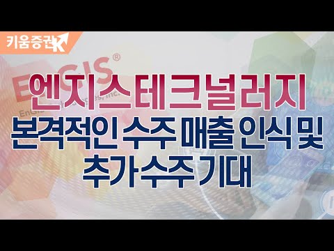 [주식투자][기업분석] 투데이스몰캡 / 엔지스테크널러지, 본격적인 수주 매출 인식 및 추가 수주 기대 (20.05.20)
