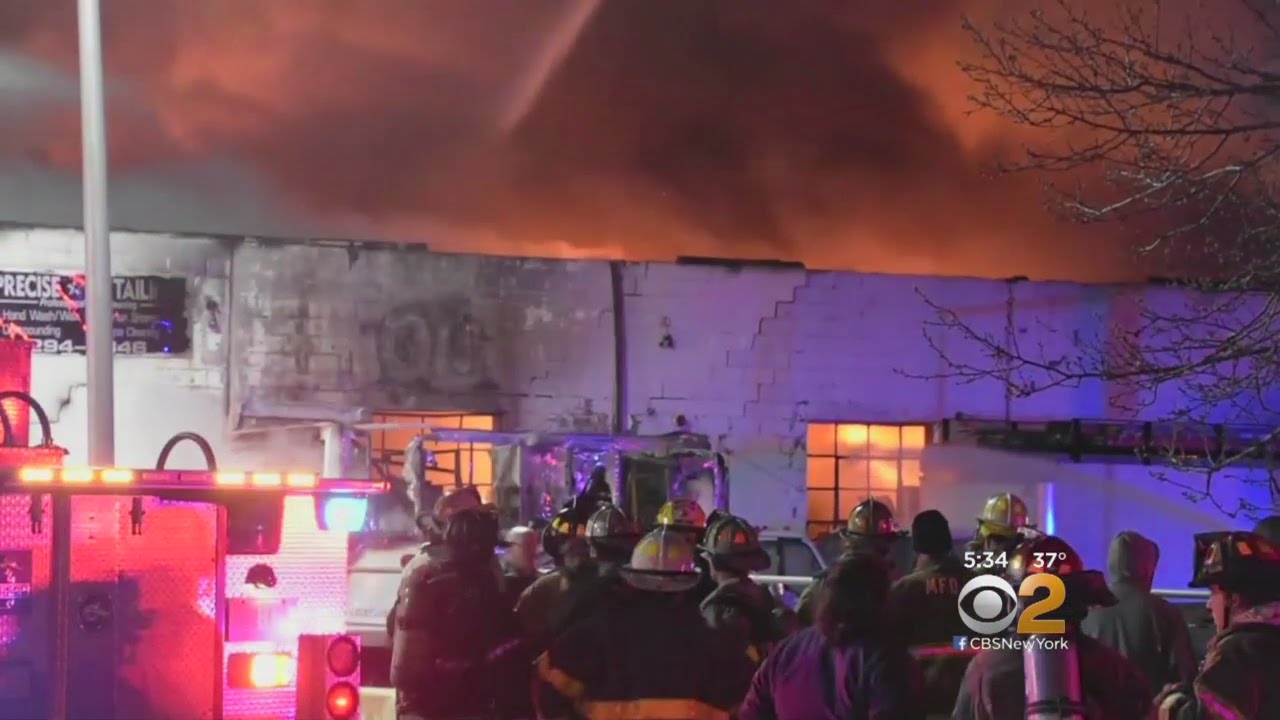 Fire Destroys Mineola Auto Body Shop YouTube
