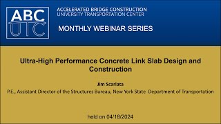 Ultra-High Performance Concrete Link Slab Design and Construction