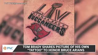 Tom Brady Also Gets 'Tattoo' To Honor Buccaneers Coach Bruce Arians