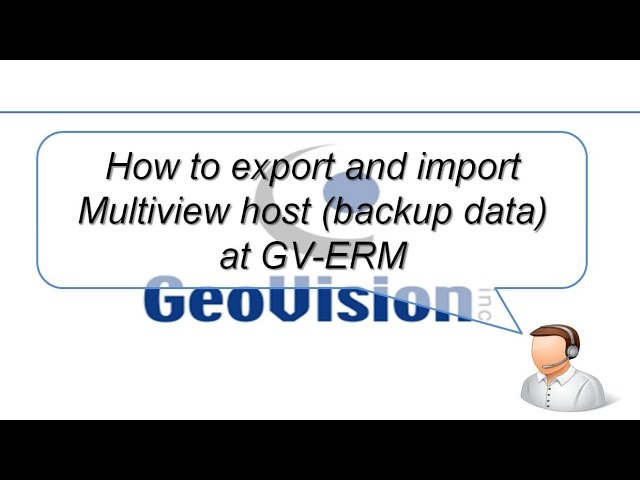 Import, Export, and Backup Data