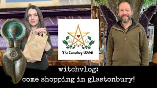 witchvlog: come shopping in glastonbury! | Witchy Lifestyle Videos | Real Witches #thecemeterywitch