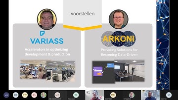 Webinar Data Barrières doorbreken voor rendement met Smart Industry (Dussen en Kijk in de Vegt )