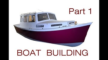 PLYWOOD BOAT BUILDING PROJECTS DE23 Part 1