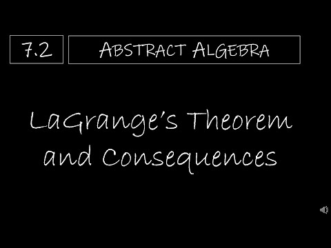 Abstract Algebra -