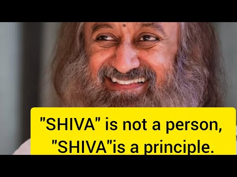 "SHIVA" is not a person,"SHIVA"is a principle.Wisdomtalk by @gurudev ji@artofliving-official#shiva