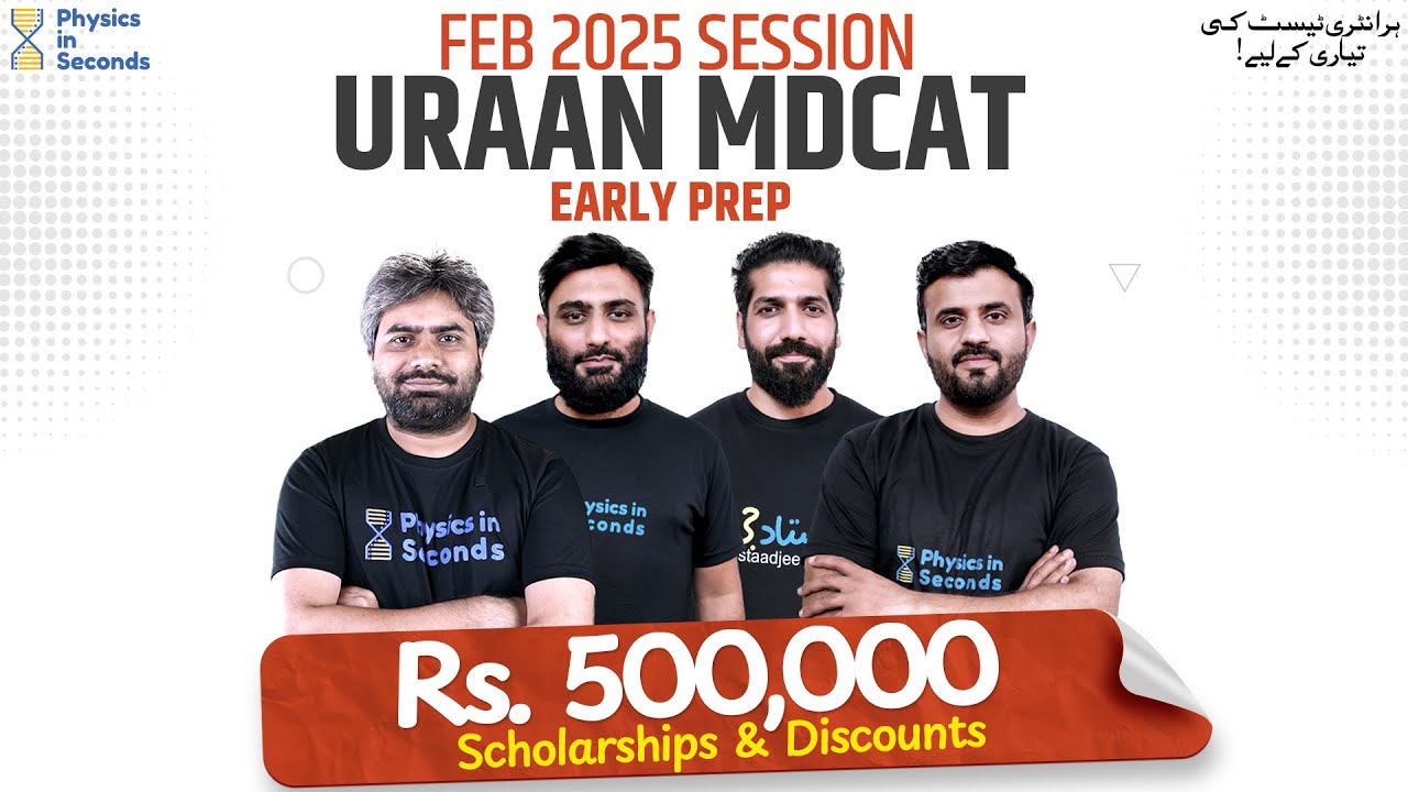Rs. 500,000 Scholarships & Discounts - Live Webinar - Uraan MDCAT Feb Session