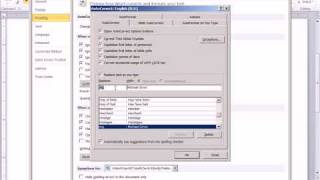Office 2010 Class #07: Spell Check, Custom Dictionary -- Auto Correct For Spelling and Shorthand