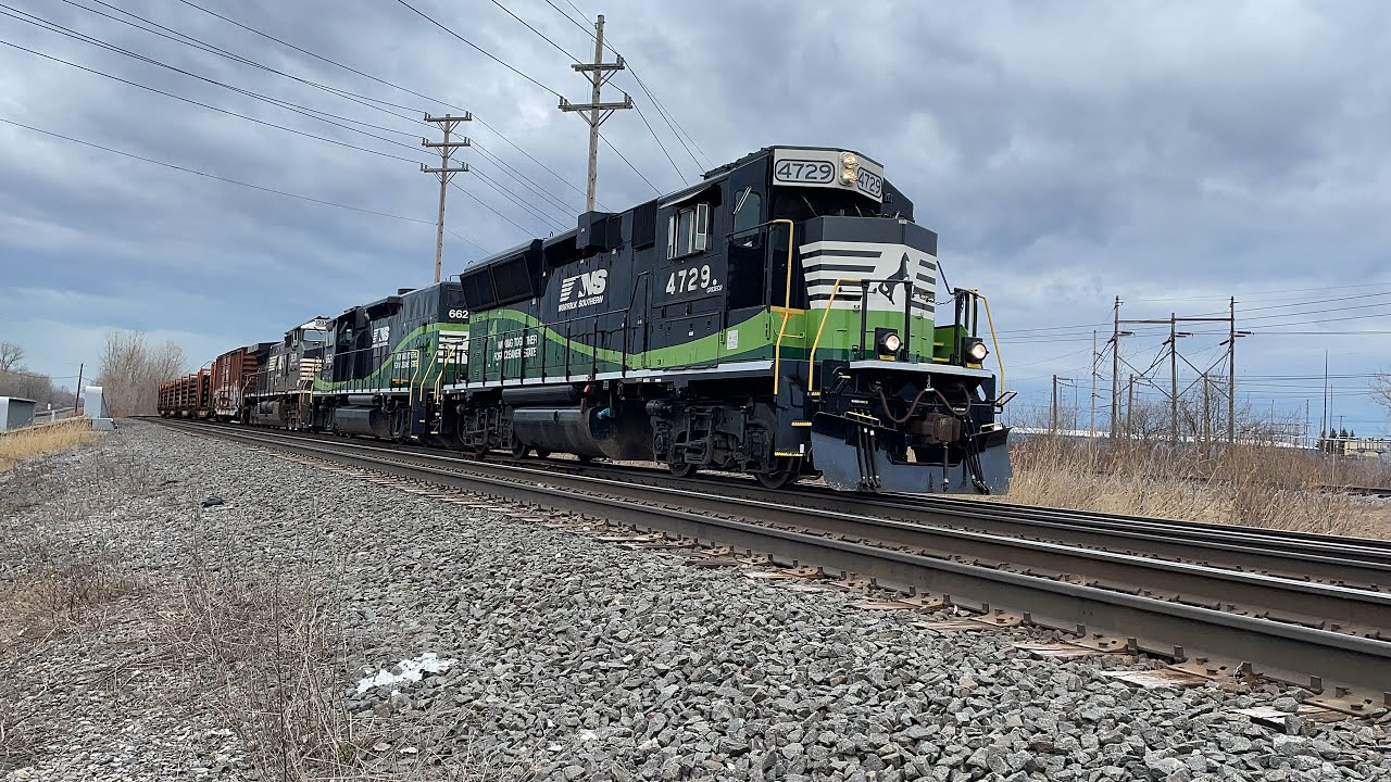 Lots of trains at Depew station, two eco friendly NS engines and some father son bonding YouTube