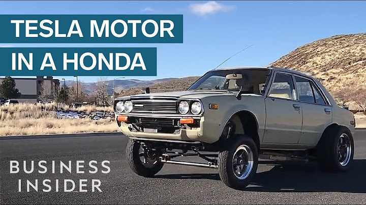 What Happens When You Put A Tesla Motor In An Old Honda?