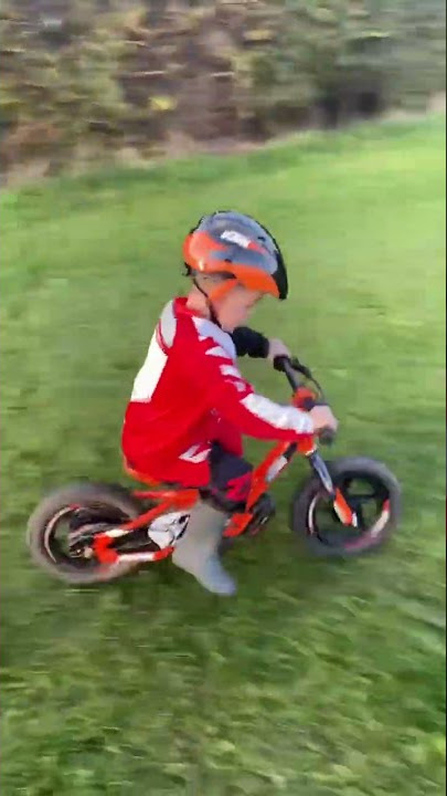 KTM kids, 36 months, STACYC 12v electric bike on speed 2