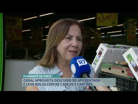 Casal é flagrado furtando bolsa de aposentada em sacolão de Belo Horizonte