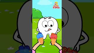 Kids Learn Sharing Is Good Color Ice Cream | Sharing Is Caring | Kids Songs #shorts
