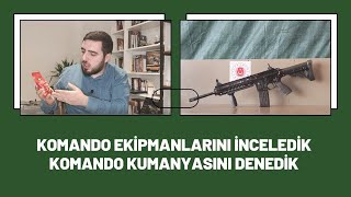 Türk komandolarının kullandığı ekipmanlar ve Kumanya I TURKISH MRE