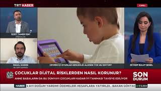 Hastanemiz Psikoloğu İzzet Tamer Eşki TRT Haber canlı yayınında Dijital Bağımlılık hakkında konuştu.