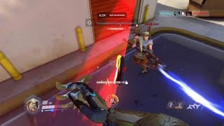 Overwatch: Genji Widow Headshot Deflect