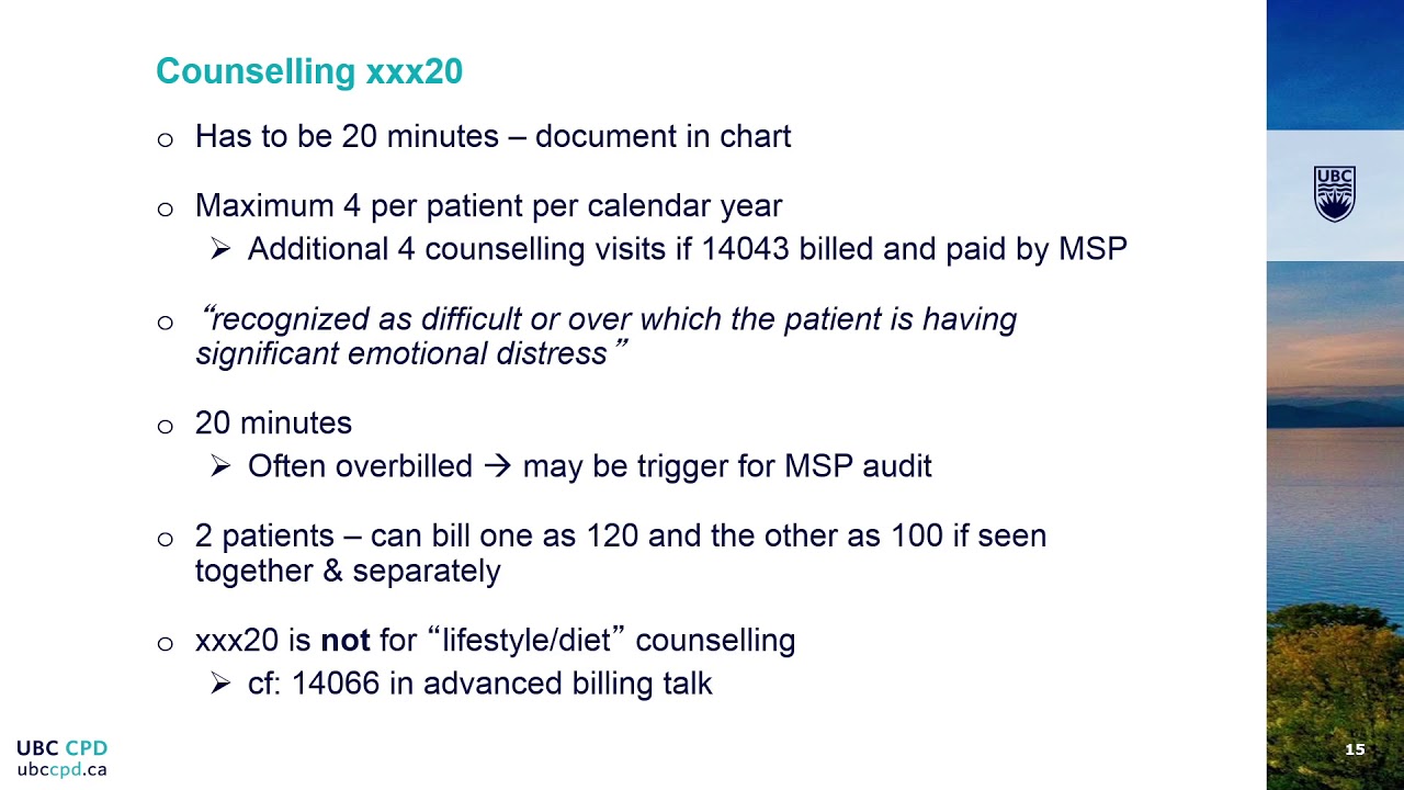 Billing in BC Basics for Family Medicine Part 2 (v2) YouTube Billing in BC Basics for Family Medicine Part 2 (v2) YouTube