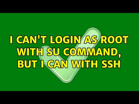 Unix & Linux: I Can't login as root with su command, but I can with SSH (3 Solutions!!)