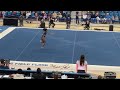 Selena harris floor at 2024 meet the bruins