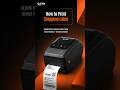 How to print on 4 inch label roll in SEZNIK Rudra Thermal Label Printer | @Seznik