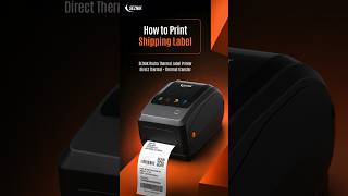 How to print on 4 inch label roll in SEZNIK Rudra Thermal Label Printer | @Seznik