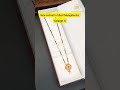 New Arrival In Short Mangalsutra For more varieties whatsapp on 9321819470  #MaherFashion