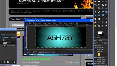 Gimp: Signature Tutorial