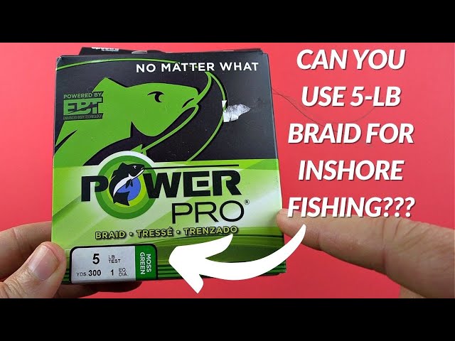 Is 5-LB Braided Line Too Light For Inshore Saltwater Fishing