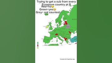 Trying to get a sub from every european country #geographythroughmaps  #mapguide #geoportal #europe