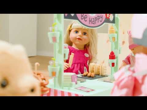 💖🍔 BABY born Elektrický skútr a vozík s občerstvením I BABY born