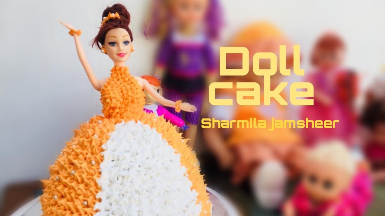 Doll cake 😍 #easycake recipe without oven # - YouTube