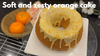Moist Orange Cake | Bakery Jaisa Orange Cake Ghar Par 🍊#foodignite