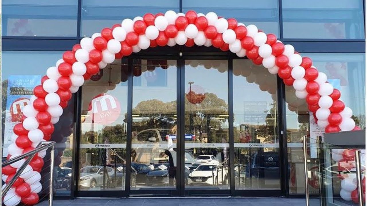 طريقة تركيب قوس البالونات مع البالون