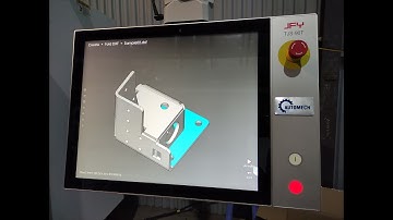 Máy chấn cnc JFY-  Lập trình mô phỏng chấn 3D ưu việt