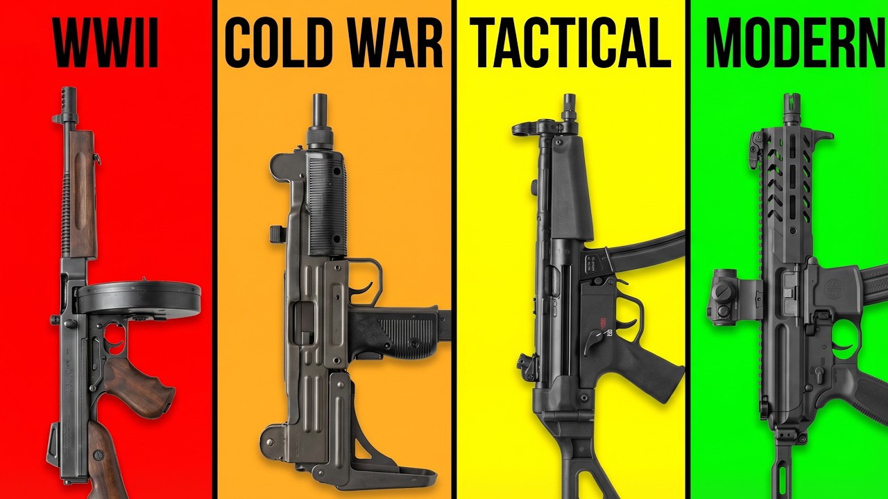 Every Submachine Gun Type Explained in 10 Minutes