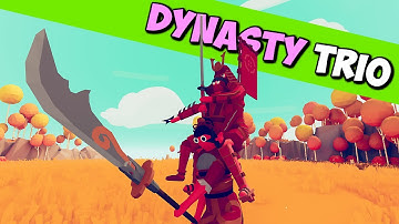 Dynasty Trio Tower! Shogun Sensei Red Jade vs Every Faction - TABS MODS GAMEPLAY