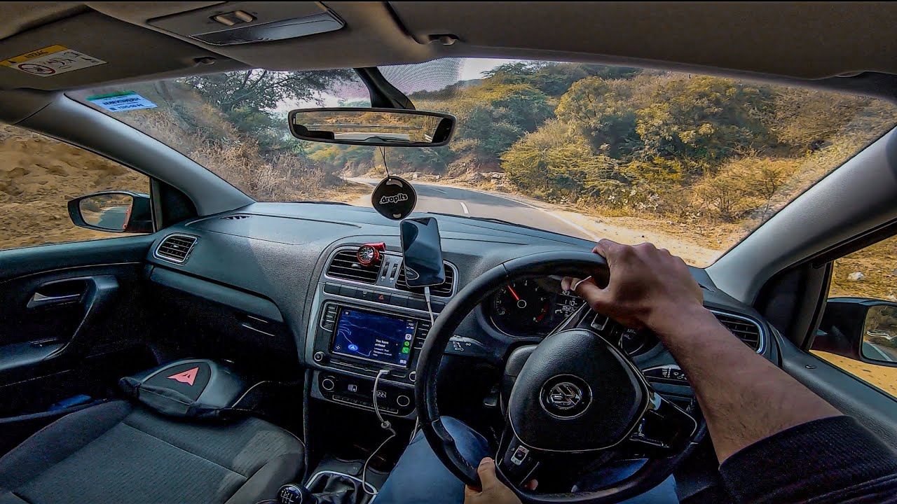 POV DRIVE || Leopards trail, Gurgaon! #polo #manual #modifiedcars