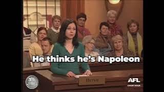 He thinks he's Napoleon