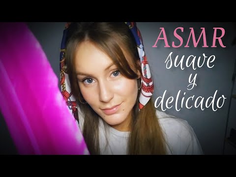 Un ASMR delicado para DORMIR profundamente😴(con lluvia de fondo) - ASMR ESPAÑOL - asmr con Elena