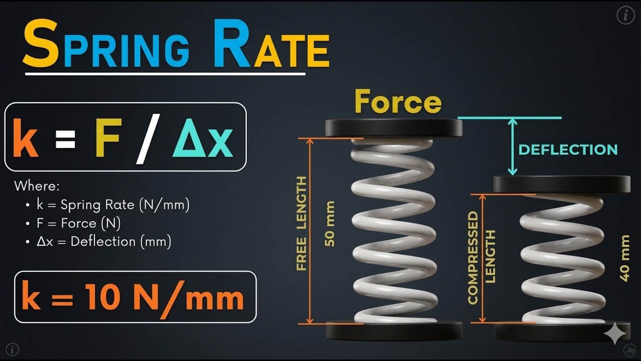 How to Calculate Spring Rate - YouTube