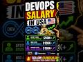 How Much DevOps Engineers Earn in USA #devops #aws #cloudcomputing #salary #techjobs #usashorts #usa