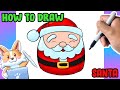 How to Draw Santa Clause from SQUISHMALLOWS!