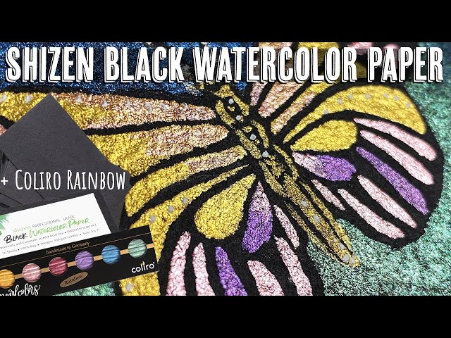 Shizen Black Watercolor Paper
