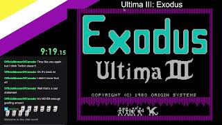 Ultima III: Exodus (PC DOS) in 29:30 - new WR!