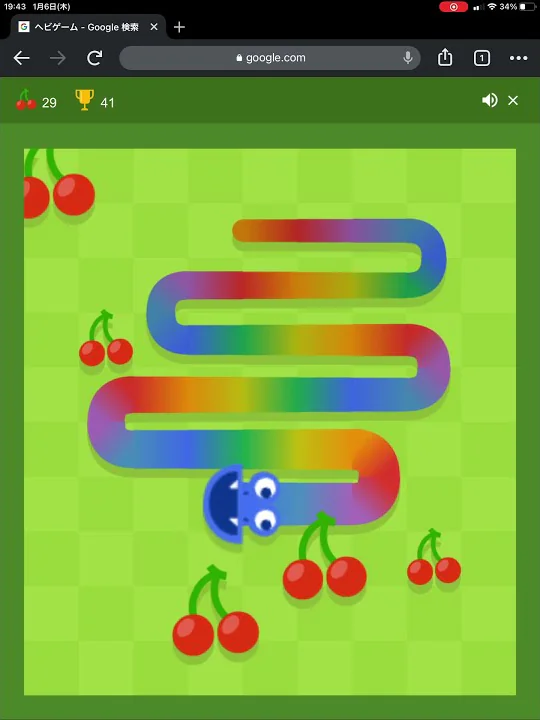 ヘビゲームをプレイ 最高記録