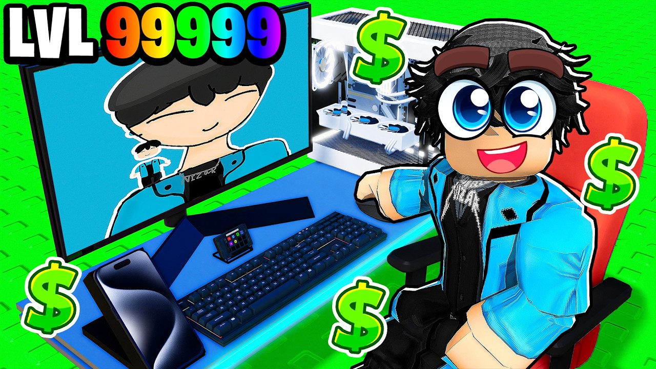Creating MAX LEVEL Gaming Cafe In ROBLOX